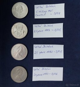 Zbierka mincí - Anglicko,Spojené Kráľovstvo, Rusko, Ruble - 8