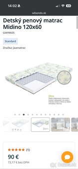 Detská postieľka Vintage Noble Cot 120x60cm - 8