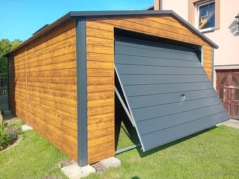 Plechová garáž 4×6 m – moderný dizajn - 8