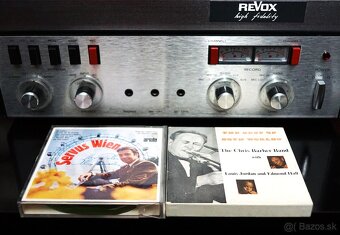 REVOX A 77 - 2 TRACK včetně NAB adaptérů i cívek viz. foto - 8