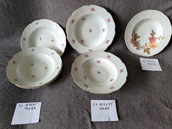 Taniere + krčahy porcelánové/retro - 8