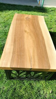 Masívny orechový stôl - 8