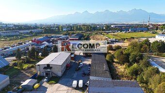 Priestory od 50 m2 do 890 m2 v 2-podlažnej hale s pozemkom 2 - 8
