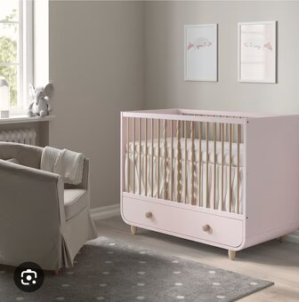 Postieľka IKEA myllra ružová - 8