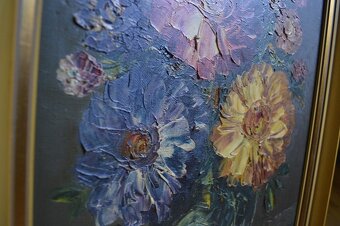 predam krasny, rucne malovany obraz na platne - 8