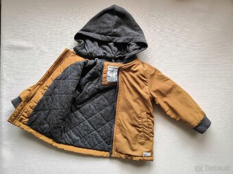 Bunda prechodná Reserved v.80 - horčicová - 8