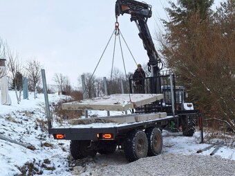 Služby traktor vlečka hydraulická ruka dovoz - 8