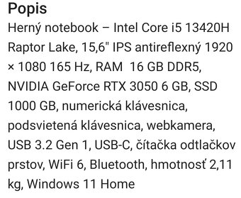 Acer Nitro V15 - 8