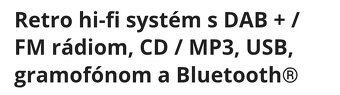 Predam Hifi systém- gramofón+rádiou+MP3, USB, Elite LineL880 - 8