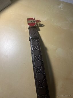 Gucci kožený opasok – originál - 8