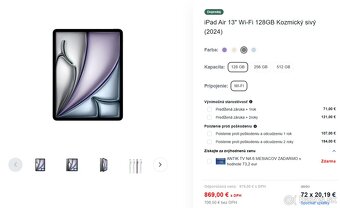✨ Apple iPad Air 13" M2 128GB, čisto nový nerozbalený - 8