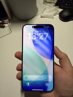 Predám iPhone 15 Pro Max 256 GB Natural Titanium - Top Stav - 8