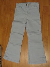 3x Dievčenské slušné nohavice - veľ. 116 - 8