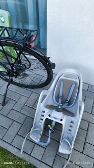 Predám Detskú sedačku s pripevnením na nosič bicykla - 8