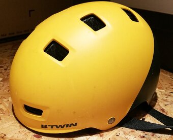 Detská prilba BTWIN žlto-čierna - 8