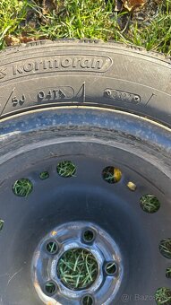 Plechové disky R15 s gumami Kormoránov Snow 185/60R15 - 8