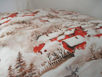 Obliečka zimná krajina,50x50cm - 8