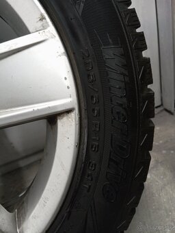 Sada hliníkové disky+ zimné pneumatiky 205/55 r 16 - 8