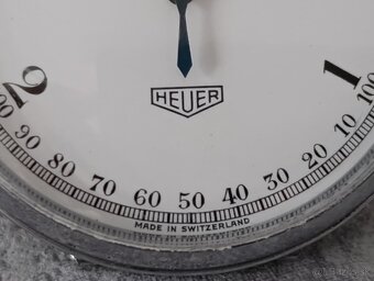 Velmi staré vojenské švýcarské stopky mikrograph Heuer - 8