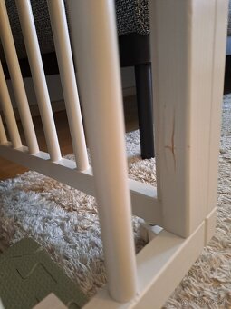 Biela ohradka na kolieskach - 8