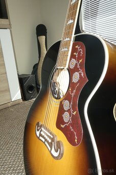 EPIPHONE Inspired by Gibson J-200 aged vintage sunburst - 8