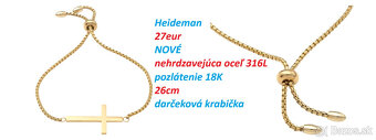 Náhrdelník s krížikom, Náramok s krížikom/bez krížika - 8