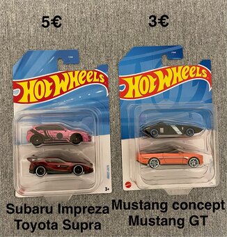 Hot Wheels / Matchbox mix (zlacnené) - 8