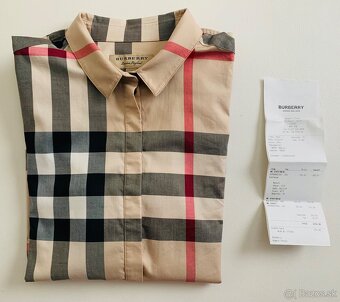 BURBERRY damska košeľa , veľkosť M , stav ako nové - 8