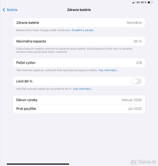Predám iPad Pro 11” (M4), 256 GB, verzia Wi-Fi + Cellular, f - 8