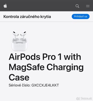 Apple AirPods Pro 1 s MagSafe=bezdrôt. nabíjacím puzdrom - 8