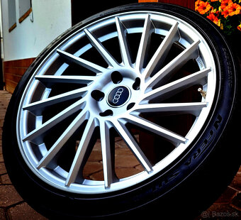 alu R19 5x112, letné pneu 245/35, Audi A4. Mercedes E + C - 8