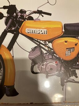 Plechové cedule, tabuľky Simson S51 , 30x20 cm - 8
