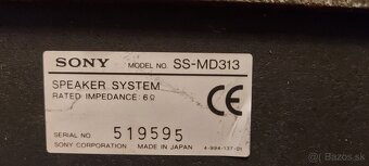 Predám mini systém Sony HCD-MD313 + TC-TX313 - 8