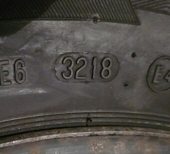 Predám zimne pneumatiky na diskoch zo seat Leon 175/80 r14 - 8
