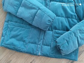 Štruktúrovaná zamatová vatovaná bunda Gate 40 super stav - 8