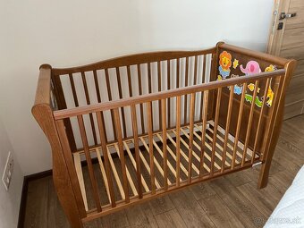 Kvalitná Detská postieľka Noble Cot 120x60 Vintage - 8