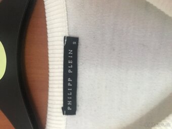 PHILIPP PLEIN white dámsky trickovy/svetrik S/M - 8
