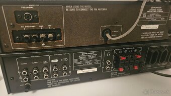 Predám vintage stereo set Pioneer Zosilňovač a tuner - 8