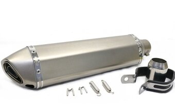 Nový ladený športový univerzálny moto výfuk + DB Killer - 8