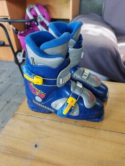 Detské lyže 70cm, 90cm, 100cm, lyžiarky, prilby - 8