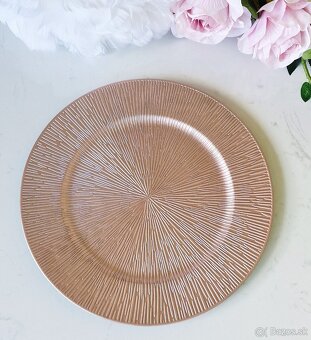 Sklenené klubové taniere – rôzne veľkosti a vzory - 8