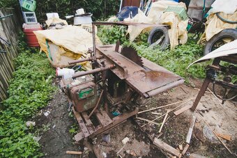 Cirkular na kolajniciach (vyuzivany na stavbu chaty) - 8