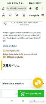 Kuchynský drez Alveus Pure 20 nerezová oceľ - 8