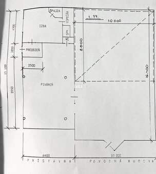 PEREŠ - dom - budova - na podnikanie aj bývanie. pozemok 594 - 8