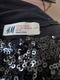 Dievčenské slávnostné šaty s bundičkou veľkosť 140 zn. H&M - 8