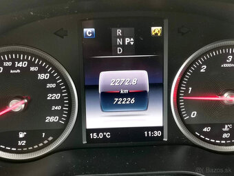Mercedes C 220D, automat 9st, najazdene 72500km - 8