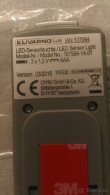 Led senzorove svietidlo livarnolux 107584 - 8