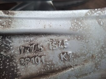 Orig. hliníkové disky Opel R17, 5x115 - 8