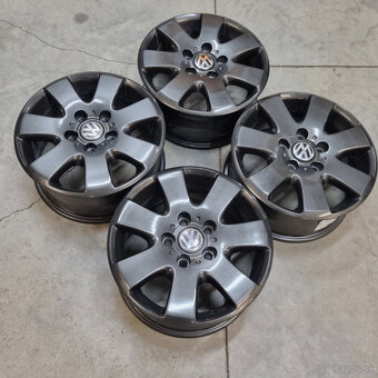 Hliníkové Volkswagen disky 5x120 R16 6,5J ET51 - 8