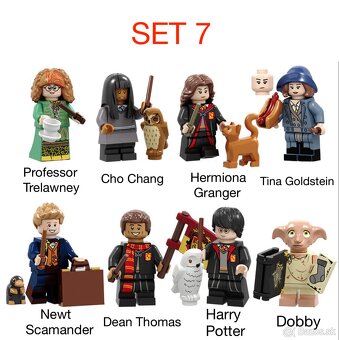 Rôzne figúrky Harry Potter (8ks) typ lego - nove - 8